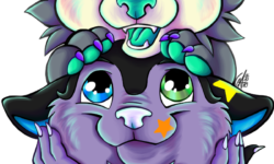 Partnerbadges Trico, Freya, Taya und Fuaran